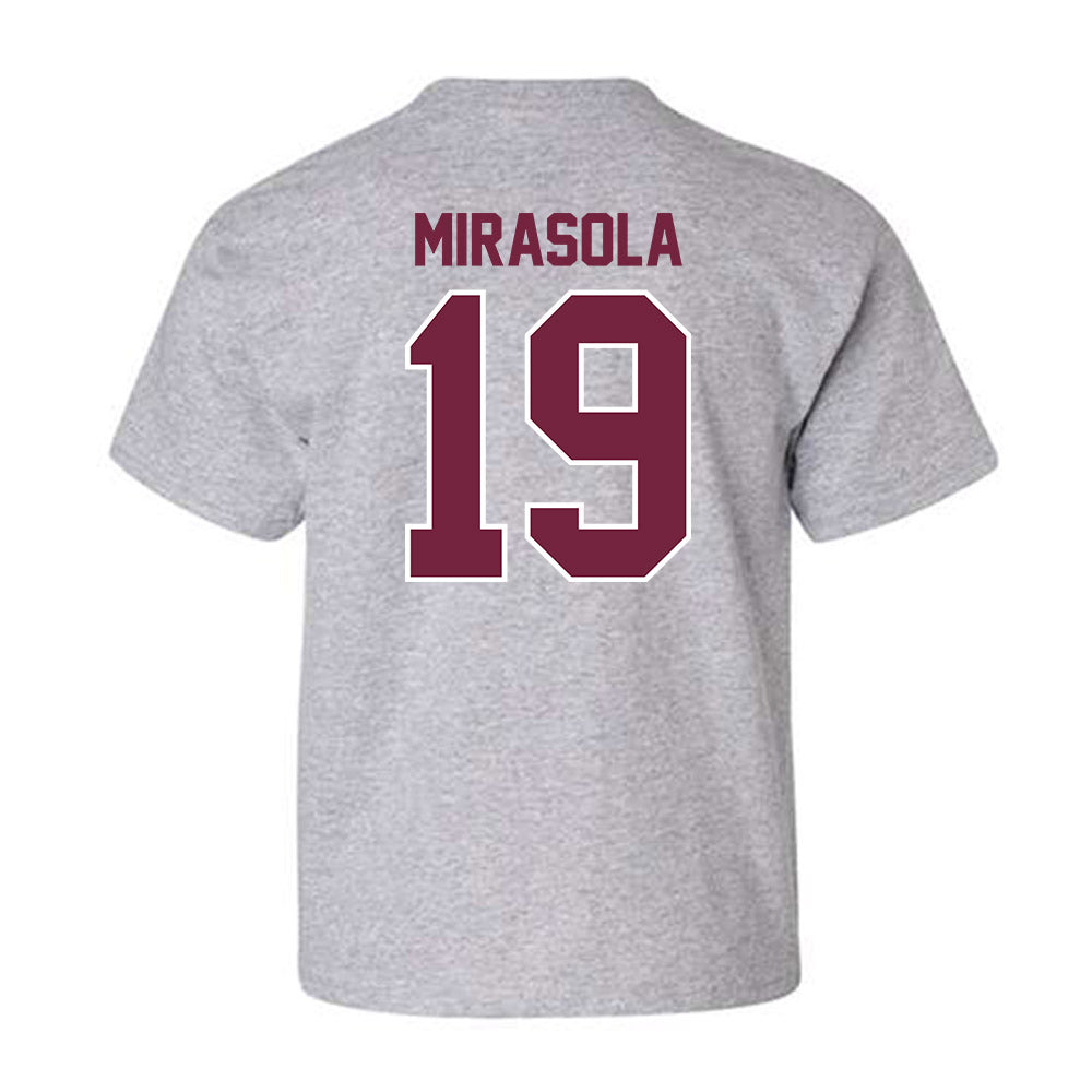 SIU Carbondale - NCAA Football : Jc Mirasola - Youth T-Shirt-1