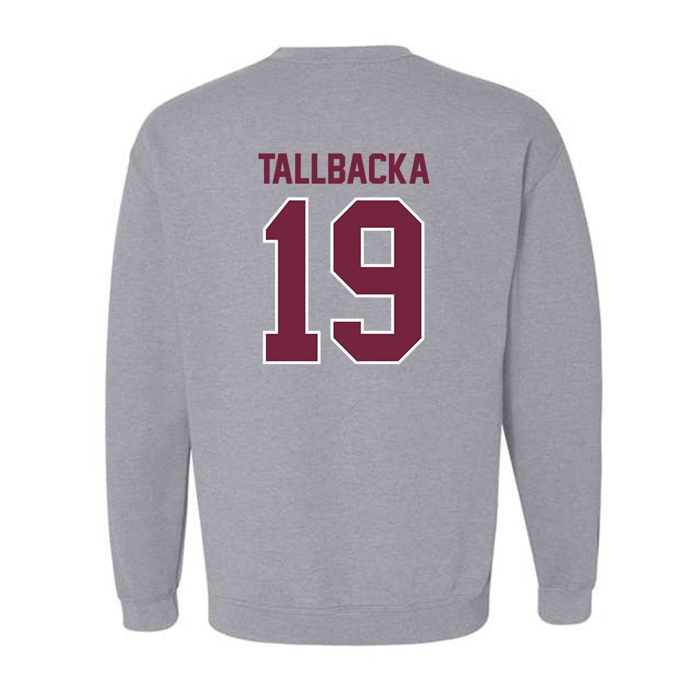 SIU Carbondale - NCAA Women's Soccer : Katelyn Tallbacka - Crewneck Sweatshirt-1