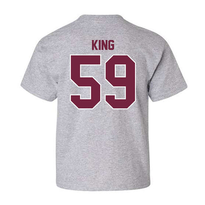 SIU Carbondale - NCAA Football : Brennan King - Youth T-Shirt-1