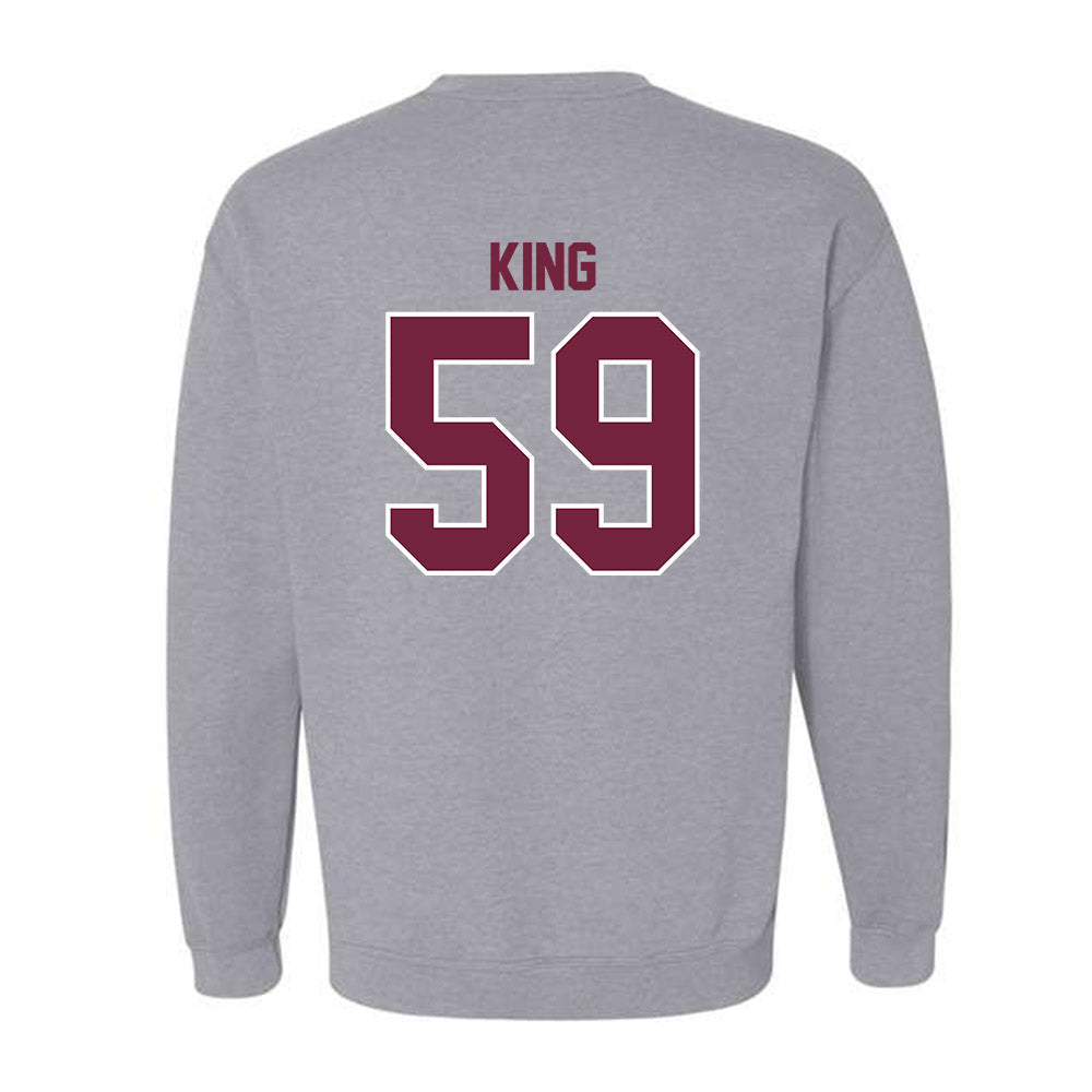 SIU Carbondale - NCAA Football : Brennan King - Crewneck Sweatshirt-1