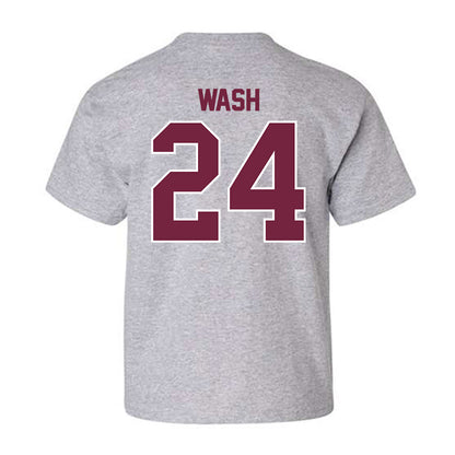SIU Carbondale - NCAA Football : Lem Wash - Youth T-Shirt-1