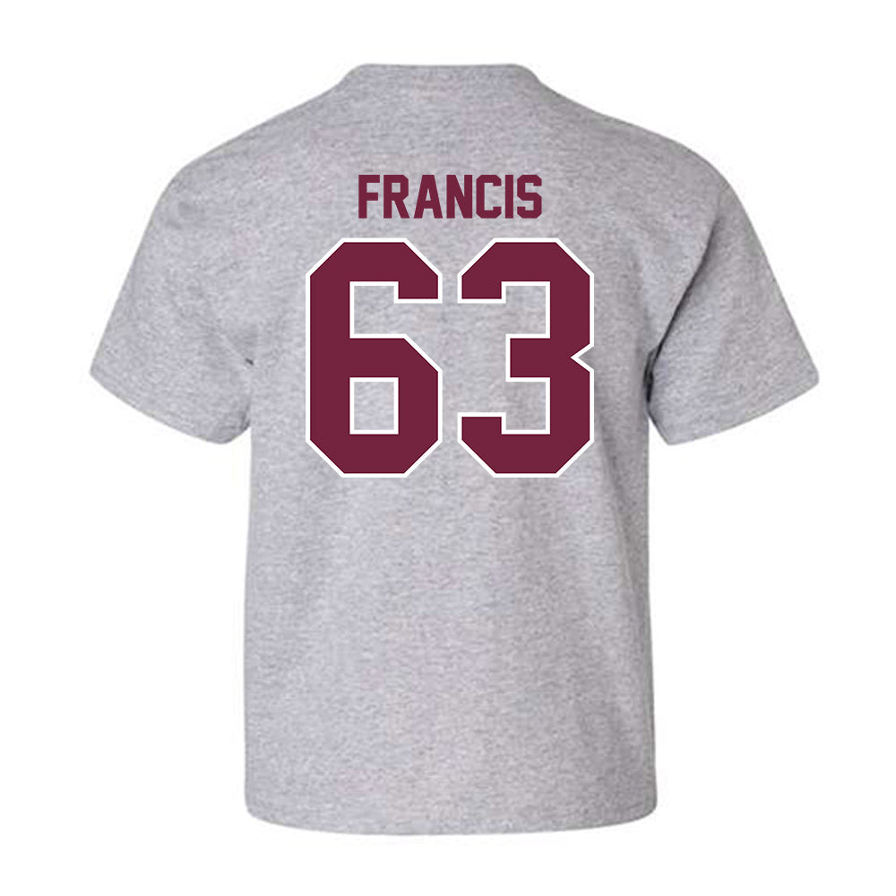 SIU Carbondale - NCAA Football : Kellen Francis - Youth T-Shirt-1