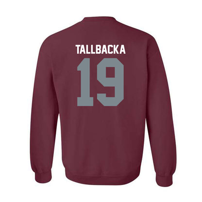 SIU Carbondale - NCAA Women's Soccer : Katelyn Tallbacka - Crewneck Sweatshirt-1