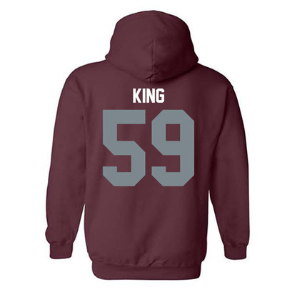 SIU Carbondale - NCAA Football : Brennan King - Hooded Sweatshirt-1