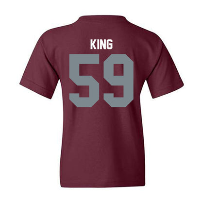 SIU Carbondale - NCAA Football : Brennan King - Youth T-Shirt-1