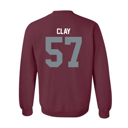 SIU Carbondale - NCAA Football : Kaden Clay - Crewneck Sweatshirt-1