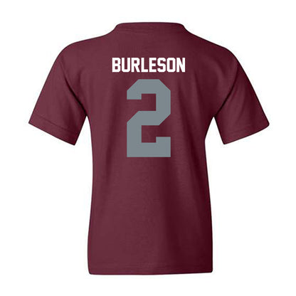 SIU Carbondale - NCAA Women's Soccer : Avery Burleson - Youth T-Shirt-1