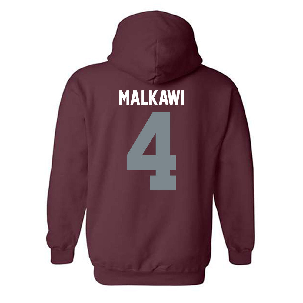 SIU Carbondale - NCAA Women's Basketball : Hiba Malkawi - Hooded Sweatshirt-1