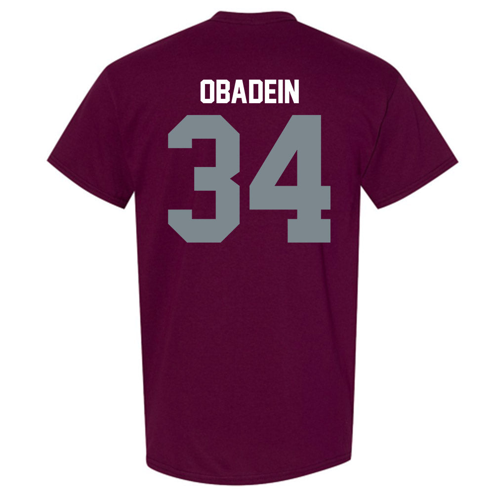 SIU Carbondale - NCAA Football : David Obadein - T-Shirt-1