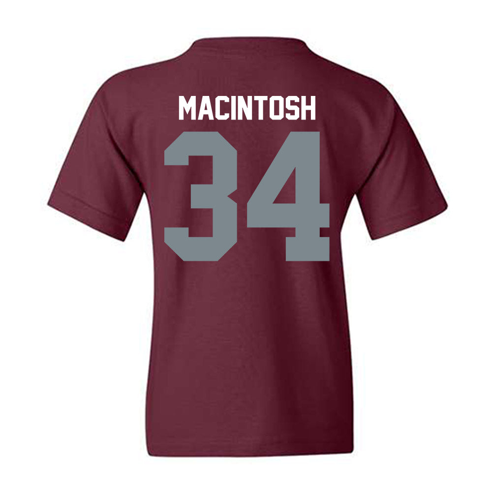 SIU Carbondale - NCAA Baseball : Jack MacIntosh - Youth T-Shirt-1