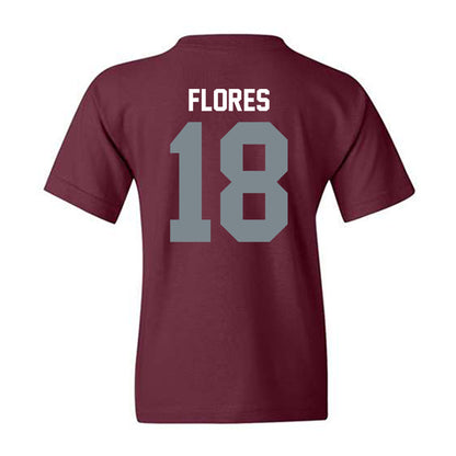 SIU Carbondale - NCAA Baseball : Jaden Flores - Youth T-Shirt-1