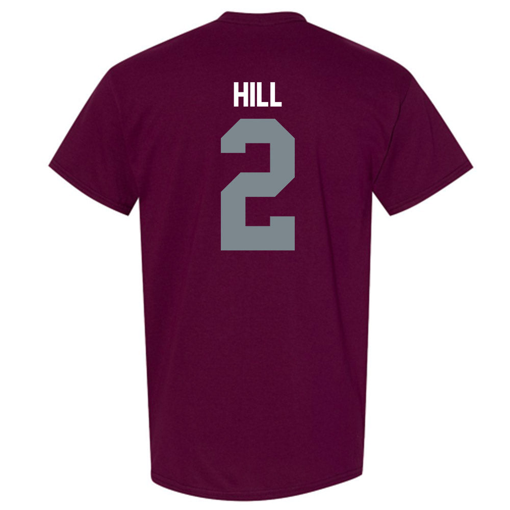 SIU Carbondale - NCAA Football : Naz Hill - T-Shirt-1