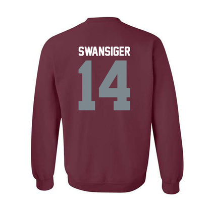 SIU Carbondale - NCAA Women's Volleyball : Ella Swansiger - Crewneck Sweatshirt-1