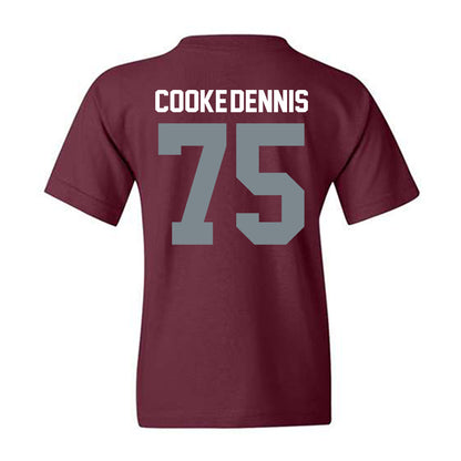SIU Carbondale - NCAA Football : Tristan Cooke-Dennis - Youth T-Shirt-1