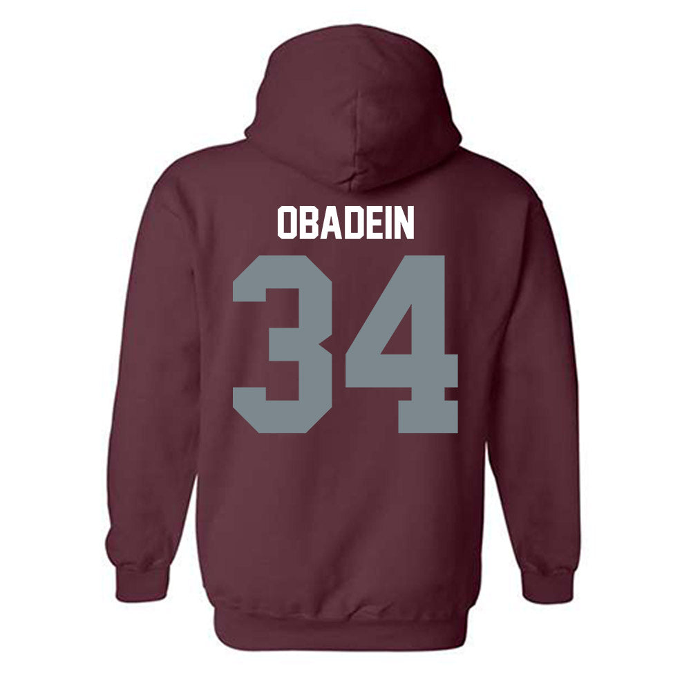 SIU Carbondale - NCAA Football : David Obadein - Hooded Sweatshirt-1