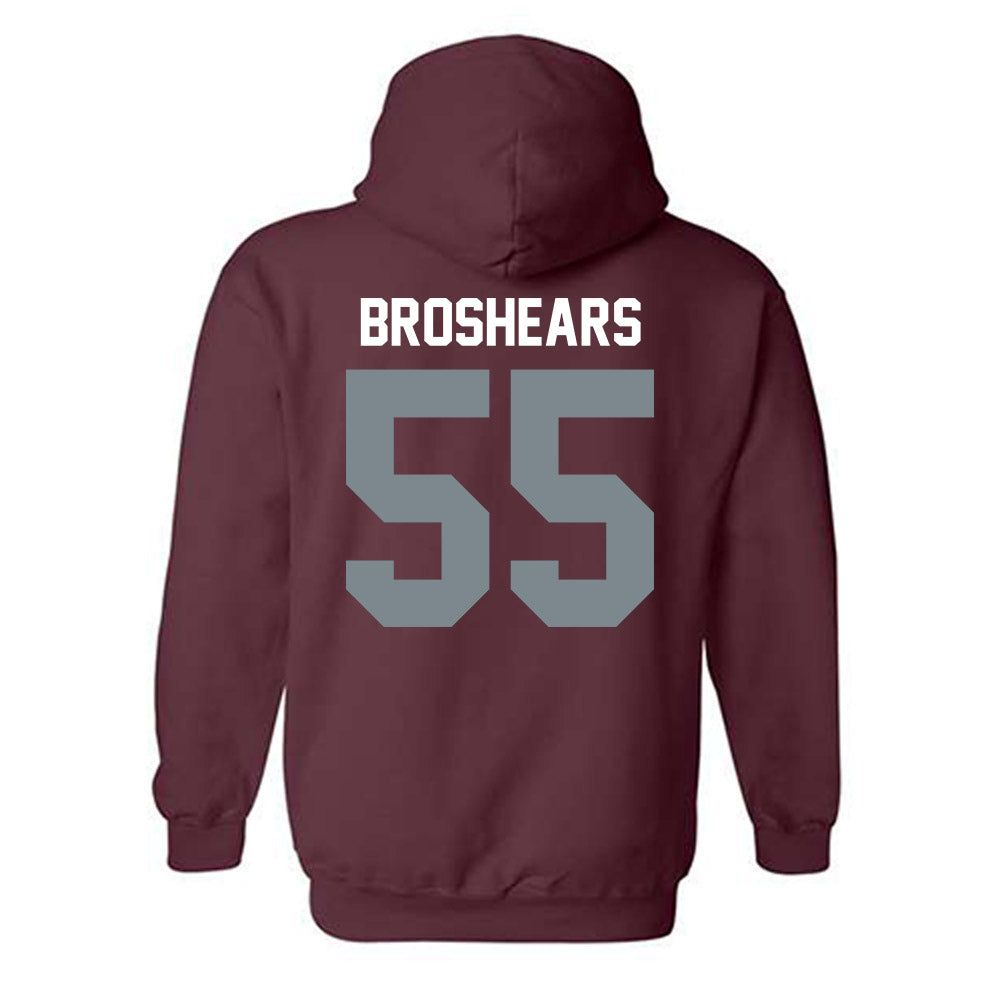 SIU Carbondale - NCAA Football : Alex Broshears - Hooded Sweatshirt-1
