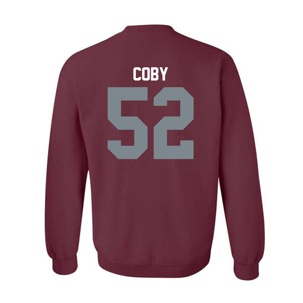 SIU Carbondale - NCAA Football : Ryan Coby - Crewneck Sweatshirt-1