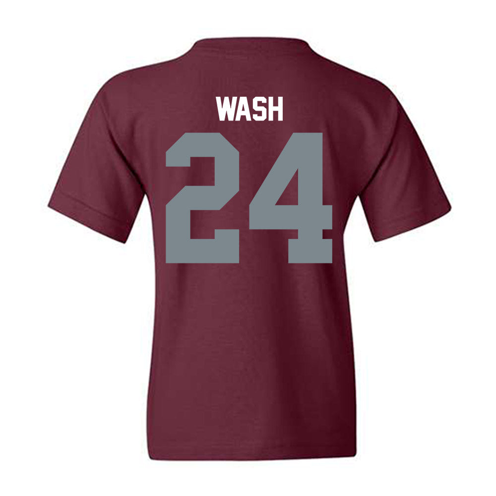 SIU Carbondale - NCAA Football : Lem Wash - Youth T-Shirt-1