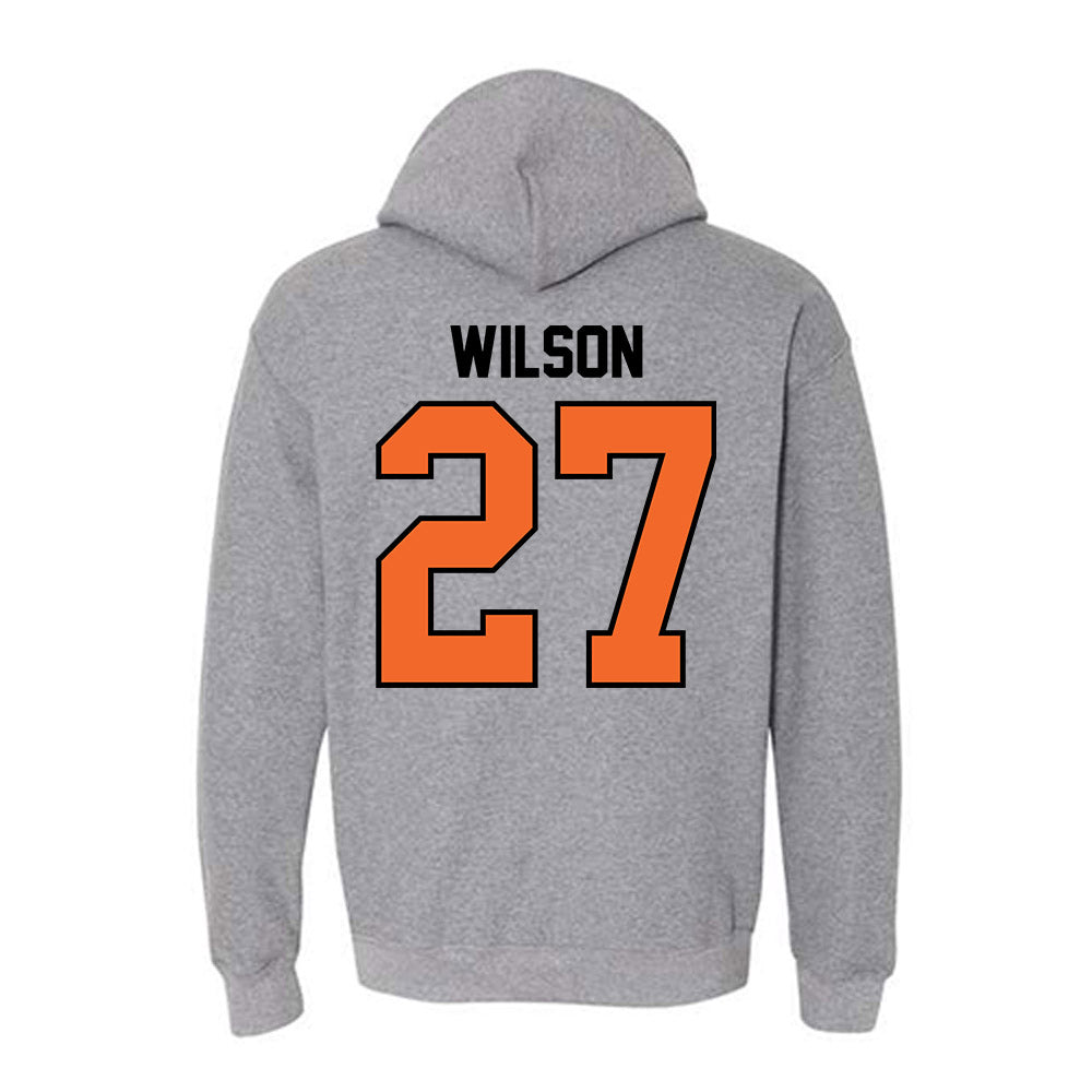 Idaho State - NCAA Football : Jaylin Wilson - Classic Shersey Hooded Sweatshirt-1