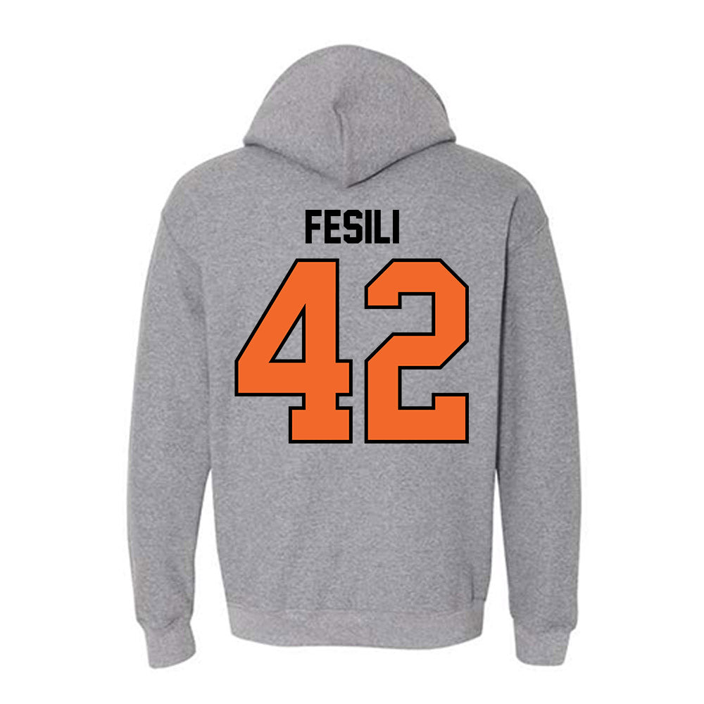 Idaho State - NCAA Football : Trehsyn Fesili - Classic Shersey Hooded Sweatshirt-1