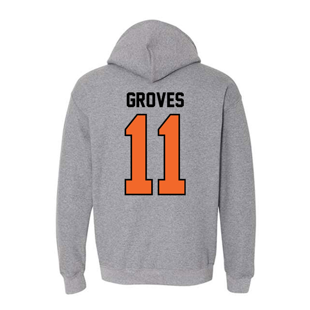 Idaho State - NCAA Softball : Sydney Groves - Classic Shersey Hooded Sweatshirt-1