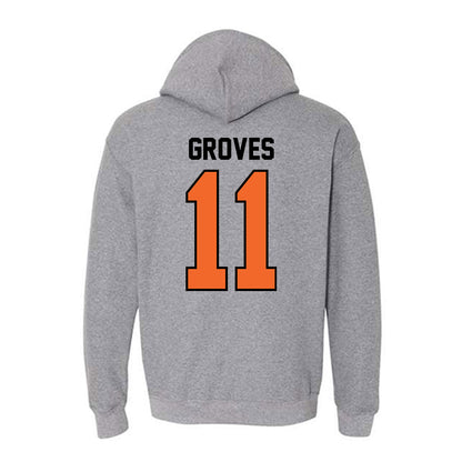 Idaho State - NCAA Softball : Sydney Groves - Classic Shersey Hooded Sweatshirt-1
