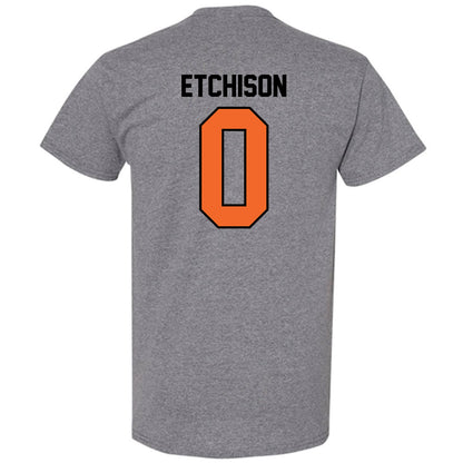 Idaho State - NCAA Men's Basketball : Gus Etchison - Classic Shersey T-Shirt-1