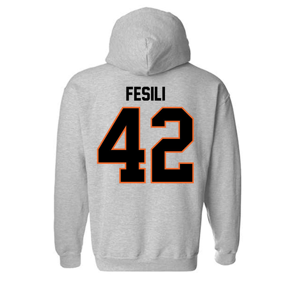Idaho State - NCAA Football : Trehsyn Fesili - Classic Shersey Hooded Sweatshirt-1