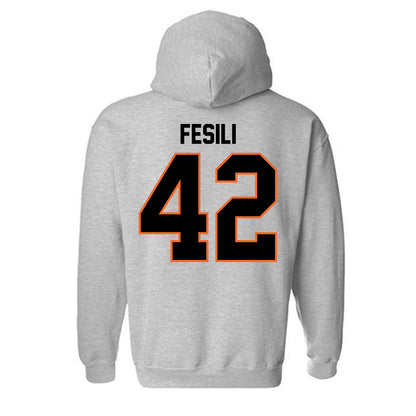 Idaho State - NCAA Football : Trehsyn Fesili - Classic Shersey Hooded Sweatshirt-1