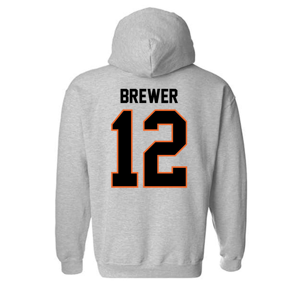 Idaho State - NCAA Men's Basketball : Lachlan Brewer - Classic Shersey Hooded Sweatshirt-1