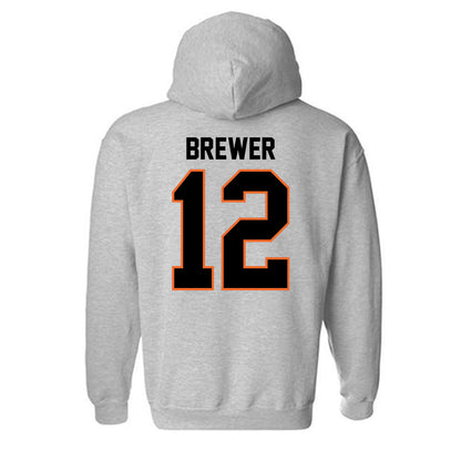 Idaho State - NCAA Men's Basketball : Lachlan Brewer - Classic Shersey Hooded Sweatshirt-1