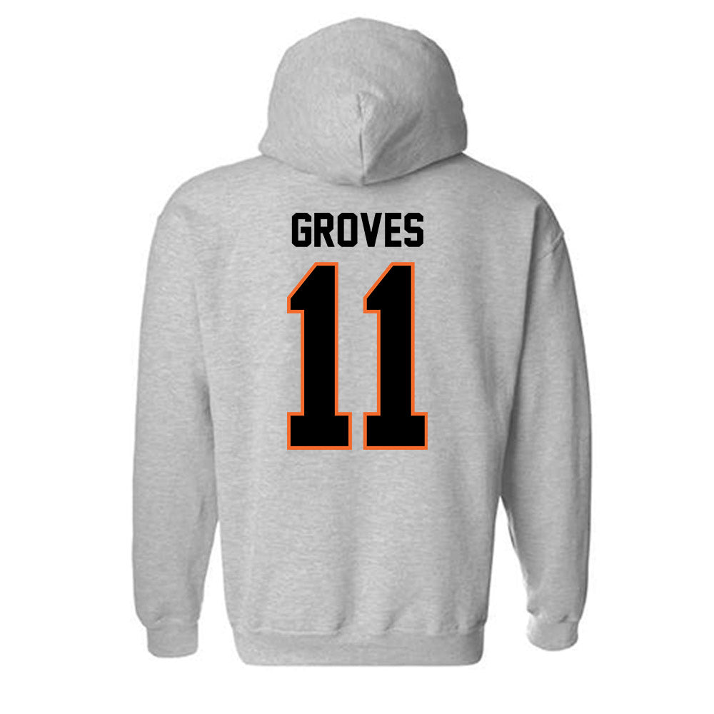 Idaho State - NCAA Softball : Sydney Groves - Classic Shersey Hooded Sweatshirt-1