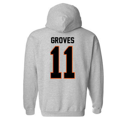 Idaho State - NCAA Softball : Sydney Groves - Classic Shersey Hooded Sweatshirt-1