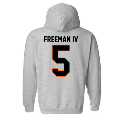Idaho State - NCAA Football : Robert Freeman IV - Classic Shersey Hooded Sweatshirt-1