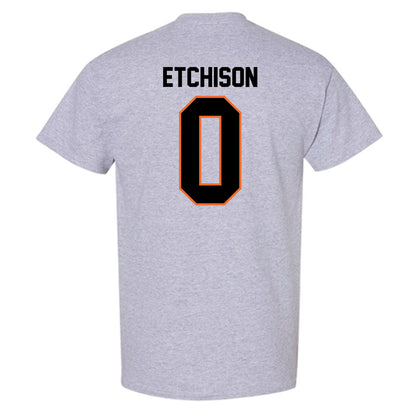 Idaho State - NCAA Men's Basketball : Gus Etchison - Classic Shersey T-Shirt-1