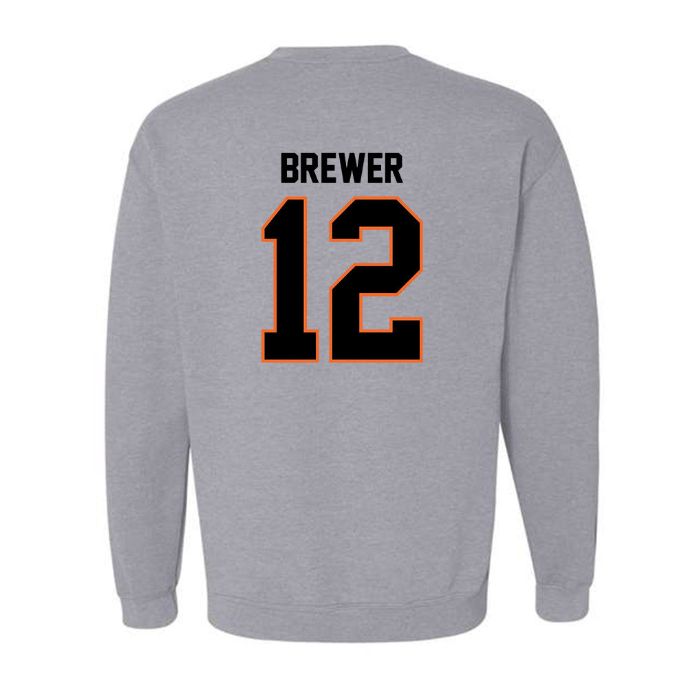 Idaho State - NCAA Men's Basketball : Lachlan Brewer - Classic Shersey Crewneck Sweatshirt-1