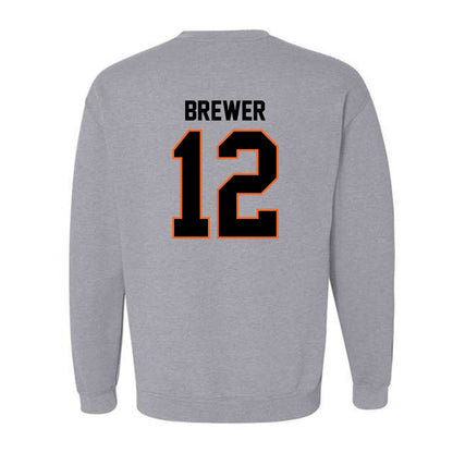 Idaho State - NCAA Men's Basketball : Lachlan Brewer - Classic Shersey Crewneck Sweatshirt-1