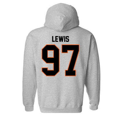 Idaho State - NCAA Football : Collin Lewis - Classic Shersey Hooded Sweatshirt-1