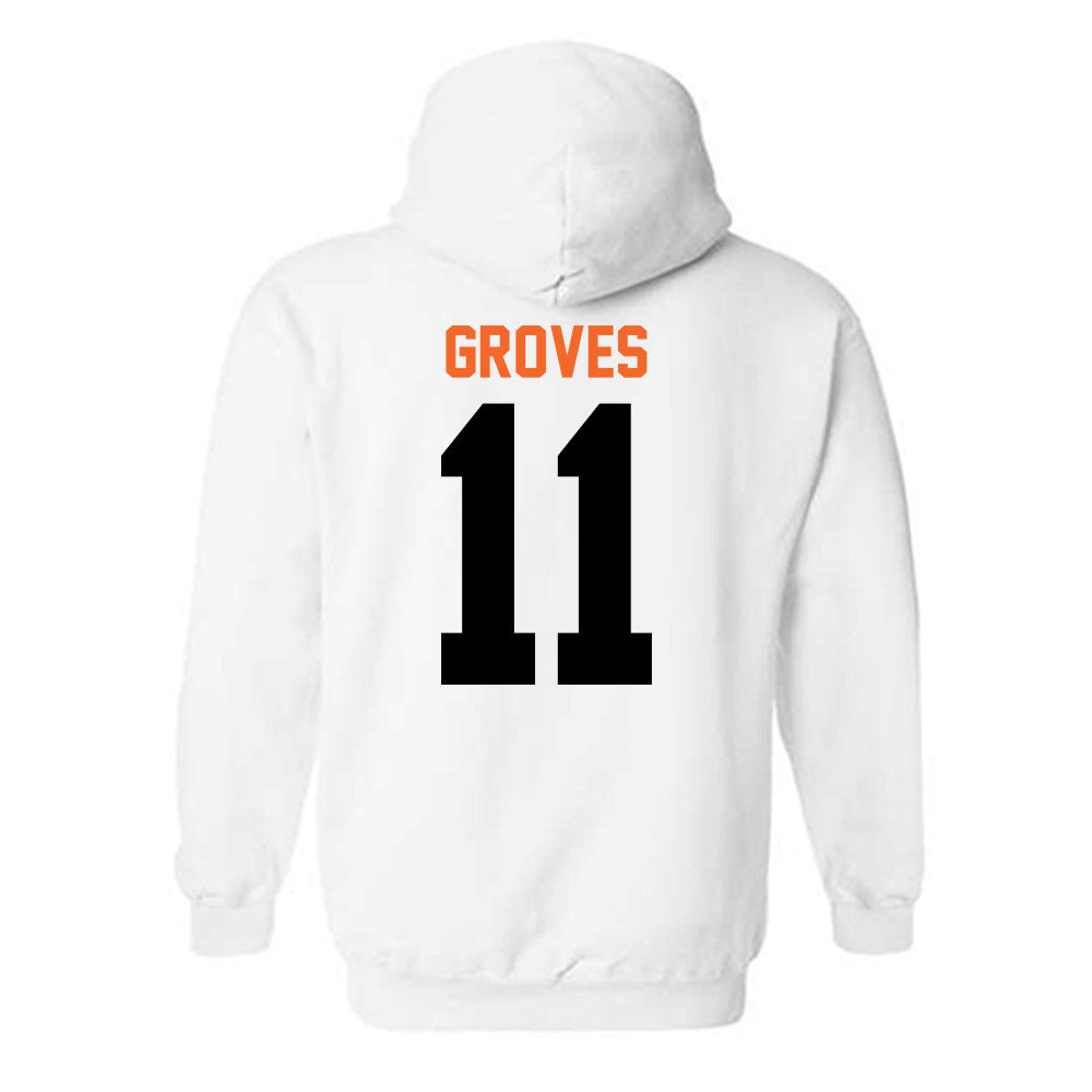 Idaho State - NCAA Softball : Sydney Groves - Classic Shersey Hooded Sweatshirt-1