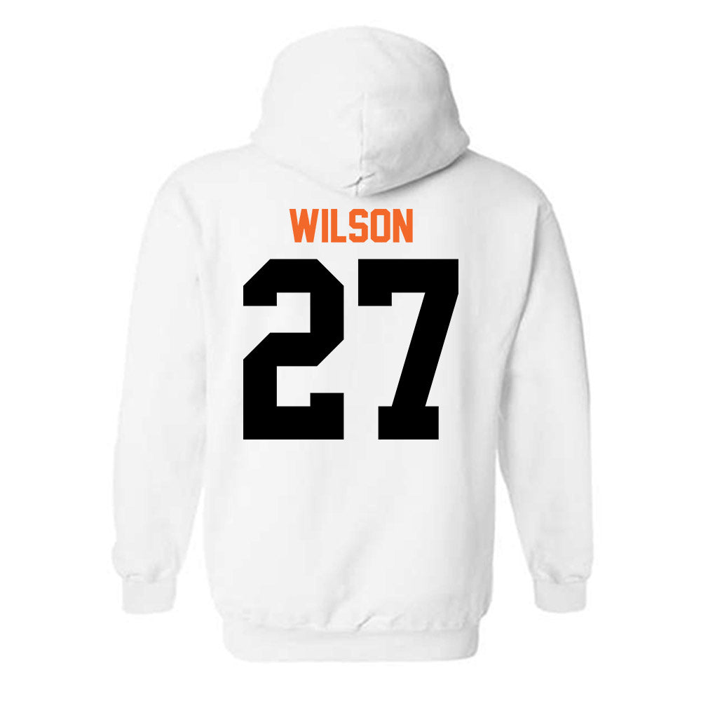 Idaho State - NCAA Football : Jaylin Wilson - Classic Shersey Hooded Sweatshirt-1