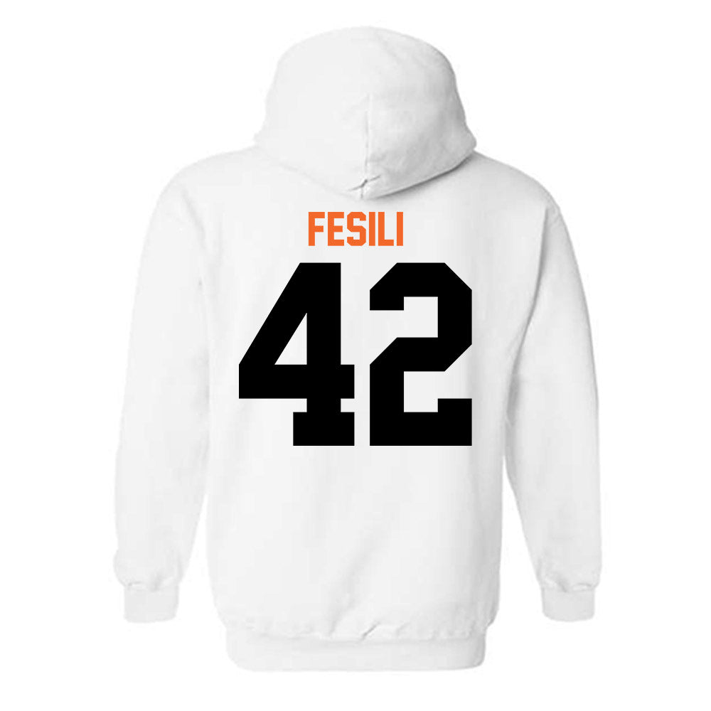 Idaho State - NCAA Football : Trehsyn Fesili - Classic Shersey Hooded Sweatshirt-1