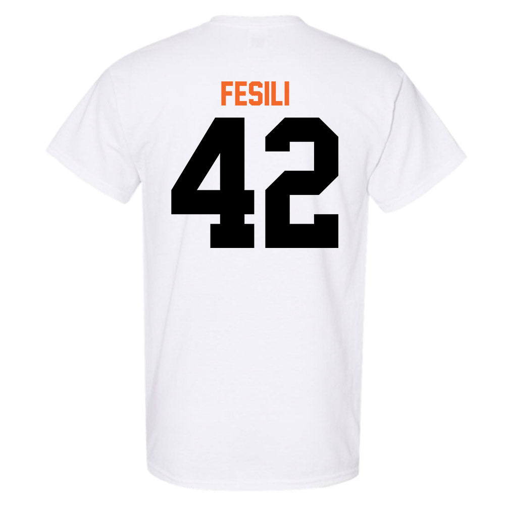 Idaho State - NCAA Football : Trehsyn Fesili - Classic Shersey T-Shirt-1