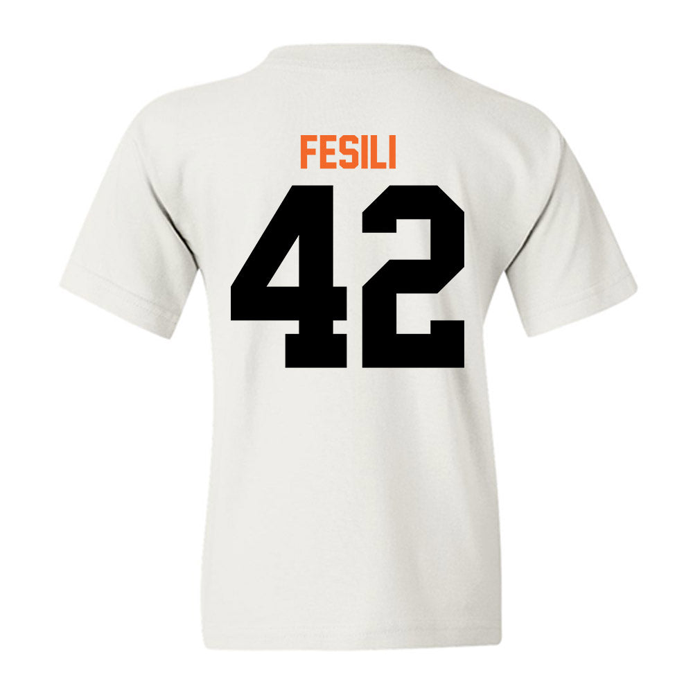 Idaho State - NCAA Football : Trehsyn Fesili - Classic Shersey Youth T-Shirt-1
