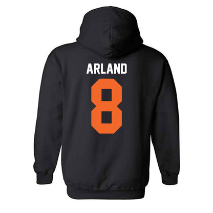 Idaho State - NCAA Men's Basketball : Trey Arland - Classic Shersey Hooded Sweatshirt-1