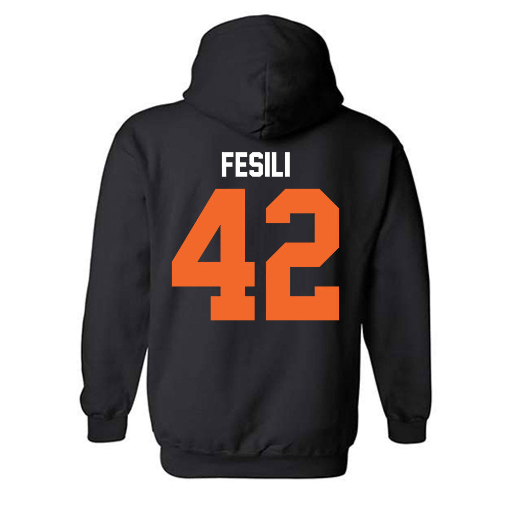 Idaho State - NCAA Football : Trehsyn Fesili - Classic Shersey Hooded Sweatshirt-1