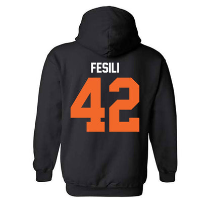 Idaho State - NCAA Football : Trehsyn Fesili - Classic Shersey Hooded Sweatshirt-1