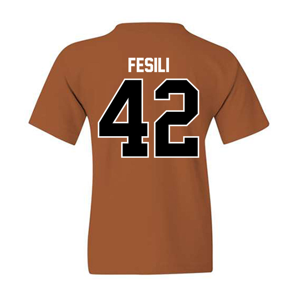 Idaho State - NCAA Football : Trehsyn Fesili - Classic Shersey Youth T-Shirt-1