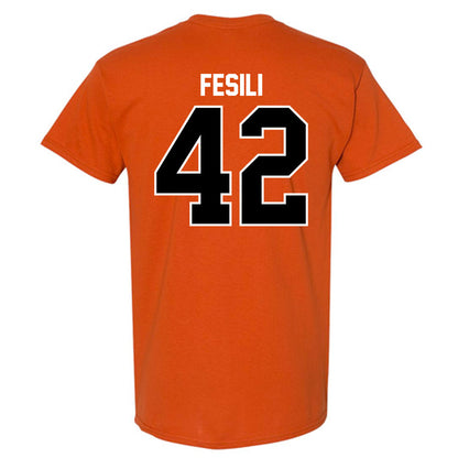 Idaho State - NCAA Football : Trehsyn Fesili - Classic Shersey T-Shirt-1