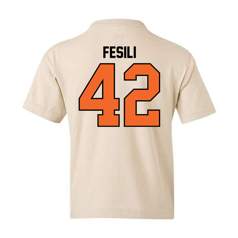 Idaho State - NCAA Football : Trehsyn Fesili - Classic Shersey Youth T-Shirt-1
