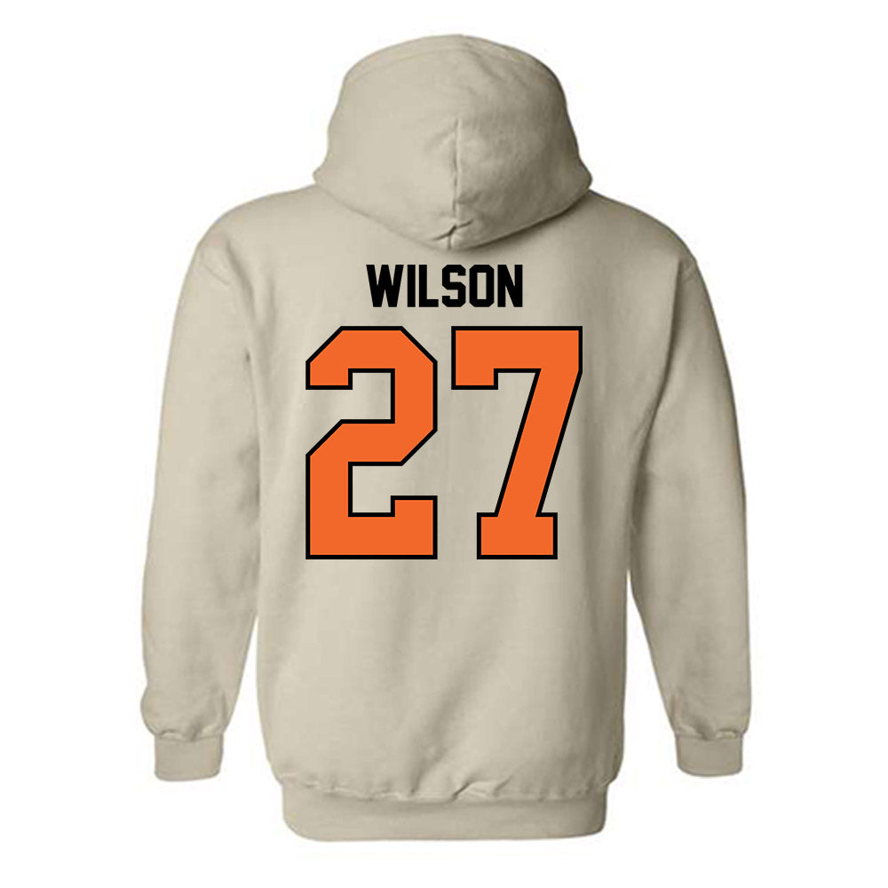 Idaho State - NCAA Football : Jaylin Wilson - Classic Shersey Hooded Sweatshirt-1